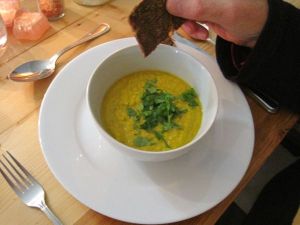 Raw Butternut, Carrot and Ginger Soup